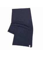 Ivanhoe gebreide sjaal van wol Uni Navy - One Size 175x23..., Ivanhoe of Sweden, Verzenden, Nieuw