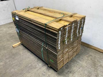 Veiling - 100x Grenen plank geschaafd 180x20x2cm, Nieuw