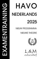 Examentraining Havo Nederlands 2025 9789054894544, Zo goed als nieuw