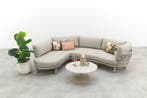 Emilia/Orion organische rope loungeset - Latte/Beige, Verzenden, Nieuw, Overige materialen, Loungeset