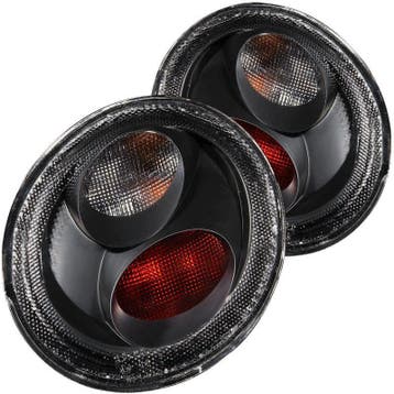 ANZO 1998-2005 Volkswagen Beetle Taillights Black, Ophalen of Verzenden, Nieuw
