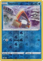 Snorunt 035/198 reverse holo Chilling Reign, Ophalen of Verzenden, Nieuw, Losse kaart, Foil