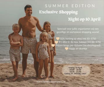 Shopping Night kinderkleding GRATIS AANMELDEN Uden 10 April, Ophalen, Nieuw, Overige maten
