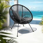 Set van 2 stoelen Santana met tafel - zwart, Verzenden, Nieuw