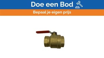 Bieden: Maestrini 2inch Chrome Brass Gate Valve DN50 - Mari, Watersport en Boten, Ophalen of Verzenden, Nieuw, Kombuis en Sanitair