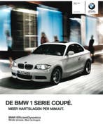 2012 BMW 1 SERIE COUPÉ BROCHURE NEDERLANDS, Boeken, Auto's | Folders en Tijdschriften, Nieuw, BMW, Author