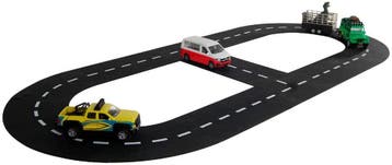 Kids Globe Autobaan Wegdelen, 18dlg., Ophalen of Verzenden, Zo goed als nieuw