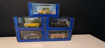 1:43 - Modelauto (5) - Kuifje collectie autos - Atlas, Nieuw