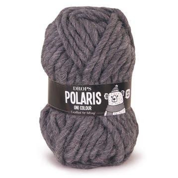 DROPS Polaris Uni Colour - 03 antraciet - Wol Garen, Ophalen of Verzenden, Nieuw