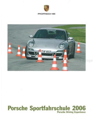 2006 PORSCHE SPORT RIJSCHOOL BROCHURE DUITS, Nieuw, Porsche, Author
