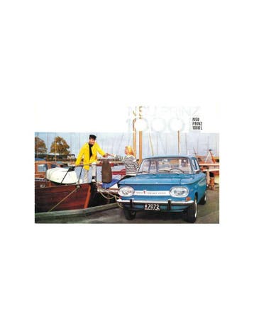 1965 NSU PRINZ 1000 L BROCHURE NEDERLANDS, Nieuw, Author