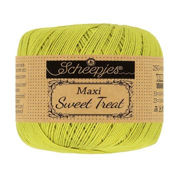 Scheepjes Maxi Sweet Treat - 245 green yellow - Gemerceris, Ophalen of Verzenden, Nieuw