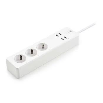 Nedis Wi-Fi Smart Stekkerdoos | 3x Schuko Type F |, Ophalen of Verzenden, Nieuw