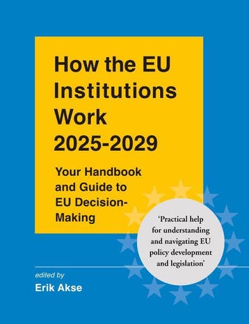 How The Eu Institutions Work 2025-2029 |  | Nieuw, Ophalen of Verzenden, Nieuw