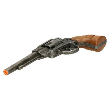 Cowboy revolver verkleedaccessoire - 8 schoten - western s.., Verzenden, Nieuw