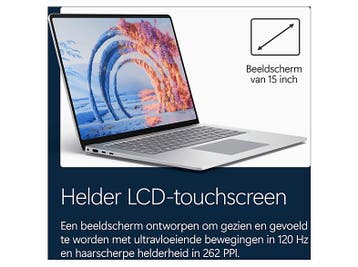 Microsoft - Surface Laptop - 15 inch - Platinum, Beeldschermdiagonaal (cm/inch)->38.1 cm / 15 inch, Verzenden, Nieuw, Snapdragon X2 Elite X2E-80-100