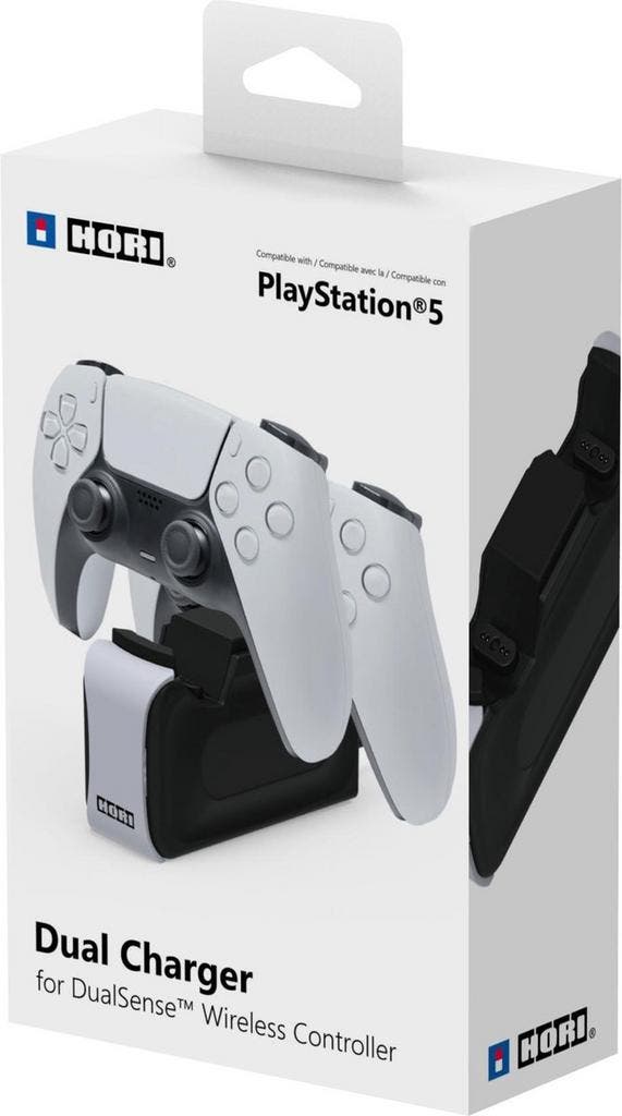 Hori PlayStation 5 Duo Oplaadstation - Wit, Spelcomputers en Games, Spelcomputers | Overige Accessoires, Verzenden