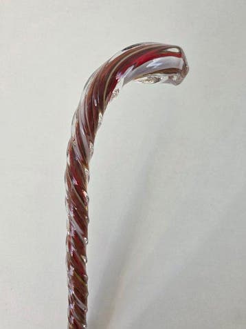 Loteling Wandelstok - Murano glas - Italië - Ca. 1900s, Antiek en Kunst, Antiek | Overige Antiek