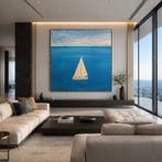 Denis Kuvayev (1971) - White Sailboat - XL