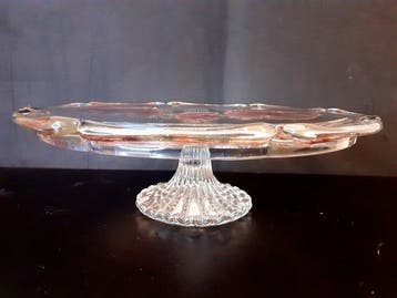 Walther Glass - Plat de présentation sur piédouche -