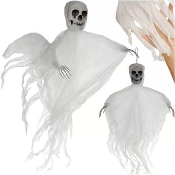 Ruhhy Halloween – Hangend Skelet – Wit – Realistisch, Ophalen of Verzenden, Nieuw