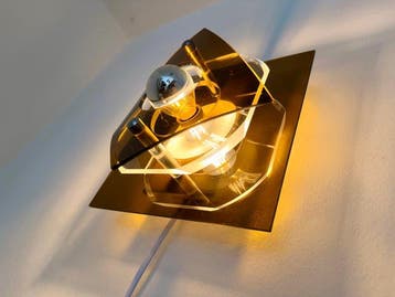 Herda - Wandlamp - jaren ’70 vintage/retro 20×20×15 cm -