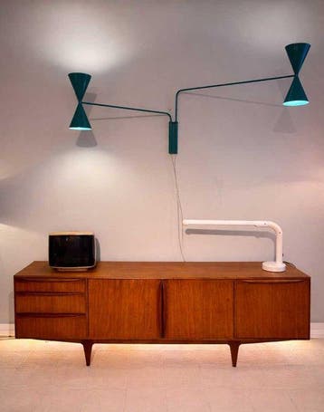 Juanma Lizana Studio - Wandlamp - RAL 5018 - Bats Lights