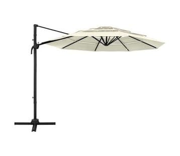 Grote Parasol 3x3m - Kantelbaar | 55% Korting, Tuin en Terras, Gebruikt, Kantelbaar, Ophalen of Verzenden, Stokparasol