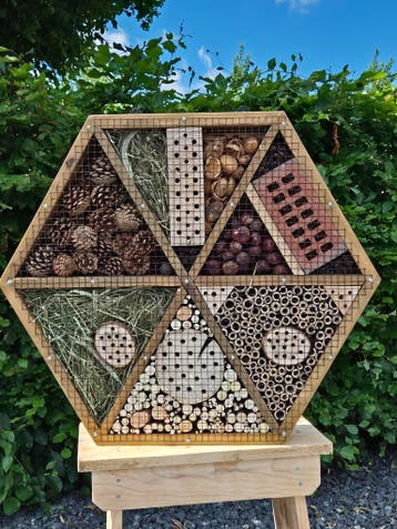 Insectenhotel Hexa Hoeve NIEUW!, Ophalen of Verzenden, Nieuw