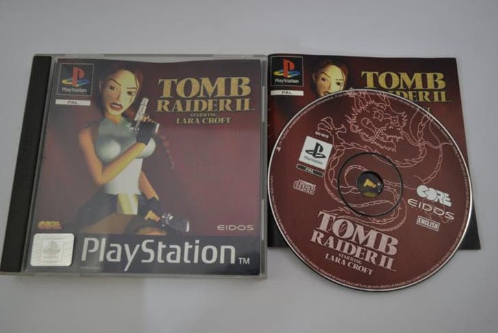 Tomb Raider II (PS1 PAL), Spelcomputers en Games, Games | Sony PlayStation 1, Zo goed als nieuw, Verzenden