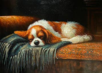 Enzo Brienza (1958) - Sonno di velluto, Antiek en Kunst, Kunst | Schilderijen | Klassiek
