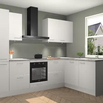 Zijdegrijze keuken Bazel 112868, Verzenden, Nieuw