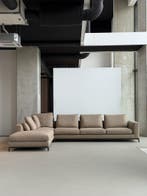 Minotti Andersen Hoekbank | Mocca | NIEUWSTAAT + Garantie, Huis en Inrichting, Banken | Bankstellen, 300 cm of meer, Ophalen of Verzenden