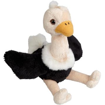 Pluche struisvogel knuffel - zacht - 15 cm - vogel knuffel, Verzenden, Nieuw