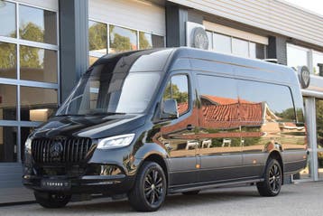 Zakelijke Lease |  Mercedes-Benz Sprinter L4 (!) 319 3.0 V6, Automaat, Gebruikt, Zwart, Zwart