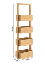 Badkamerrek Bamboe 88x16x28cm (Interieur, Voor in Huis), Verzenden, Nieuw