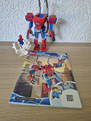 LEGO Spider Man Mech 76146, Zo goed als nieuw, Complete set, Lego