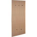 Kapstok - Trion Geve - Wandgarderobe - 50x125cm - Eiken -, Ophalen of Verzenden, Nieuw