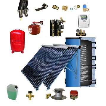 CV verwarming en tapwater zonneboiler 500L+ 2x Prisma Pro 18, Verzenden, Nieuw