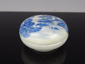 Doos - Porselein - Qing dynastie 1644-1911