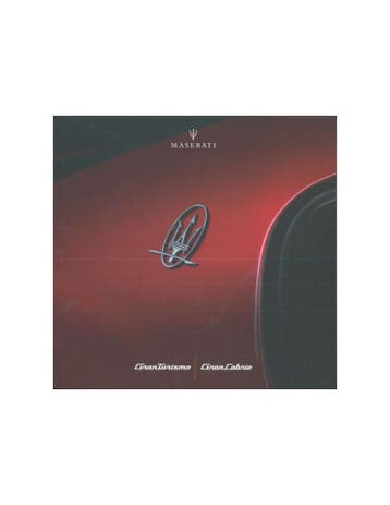 2018 MASERATI GRANTURISMO GRANCABRIO BROCHURE ENGELS, Nieuw, Author