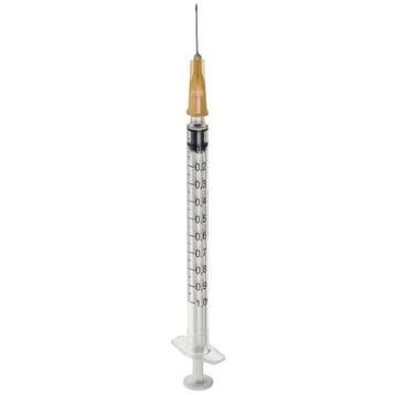 BD Plastipak Sub-Q insulinespuiten - 1ml- 26G 0.45mm x, Verzenden, Nieuw
