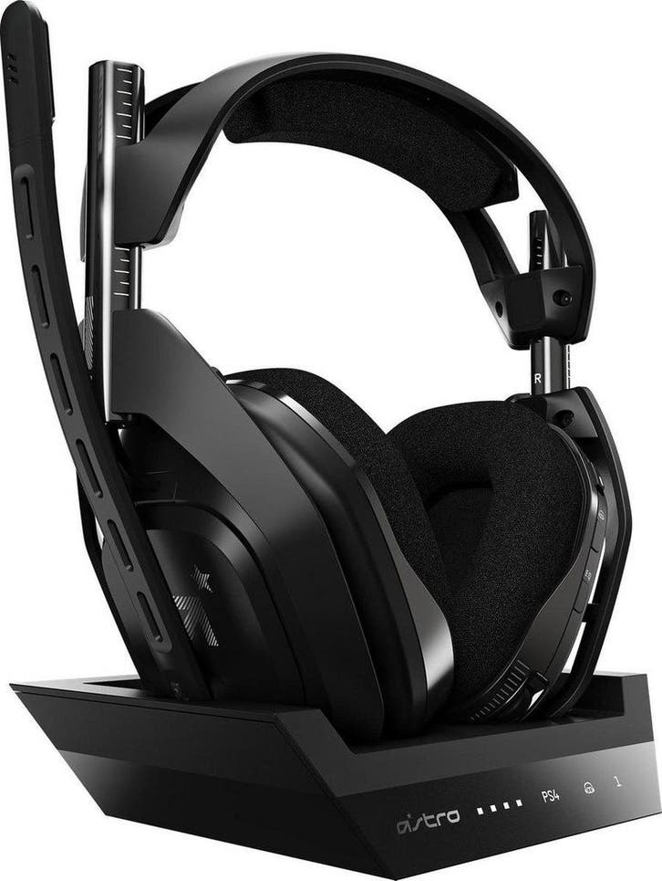 ASTRO A50 Wireless Headset + Base Station - Zwart (PC & PS4), Spelcomputers en Games, Spelcomputers | Sony PlayStation 4, Zo goed als nieuw