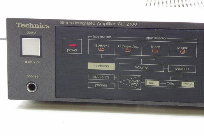 Technics - SU-Z100 Solid state geïntegreerde versterker, Audio, Tv en Foto, Radio's