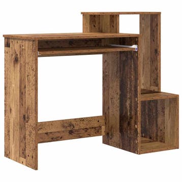 vidaXL Bureau Oud Hout 106 x 41 x 88,5 cm Bewerkt hout, Verzenden, Nieuw