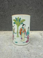 Beker - Porselein - Brush pot, Antiek en Kunst