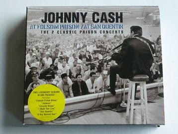 Johnny Cash - At Folsom Prison / At San Quentin (2 CD), Ophalen of Verzenden, Zo goed als nieuw