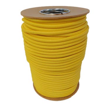 100 meter Elastisch Touw - Geel - 8mm - elastiek op rol, Ophalen of Verzenden, Nieuw