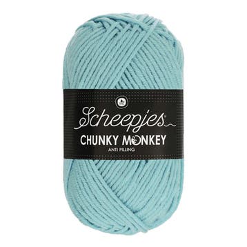 Scheepjes Chunky Monkey 100g - 1019 Powder Blue, Verzenden, Nieuw