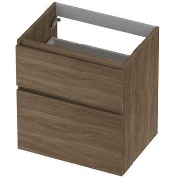 INK - Onderkast 2 Laden Greeploos Hout Decor met Houten, Ophalen of Verzenden, Nieuw